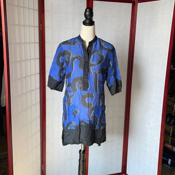 Proenza Schouler Vintage Semi-Sheer Cotton/Silk Blend Tunic (XS/Small) - Picture 4 of 14